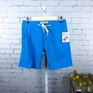 Trunks Men's Hybrid Swim Shorts Lined Blue Size 28